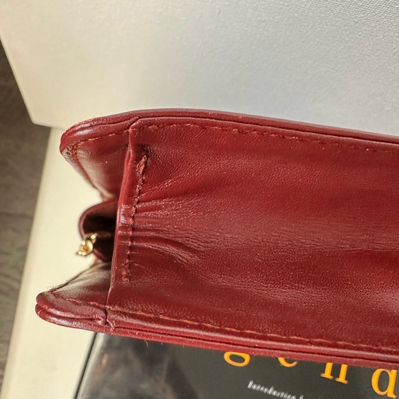 Cartier Vintage Bordeaux envelope Clutch leather bag - Picture 7 of 11